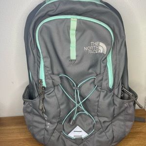 The North Face Jester Laptop Backpack ing Mint/Teal/Turquois Green Grey Hiking